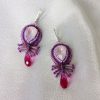 Boucles d’oreille Fuchsia – Image 4