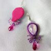 Boucles d’oreille Fuchsia – Image 3