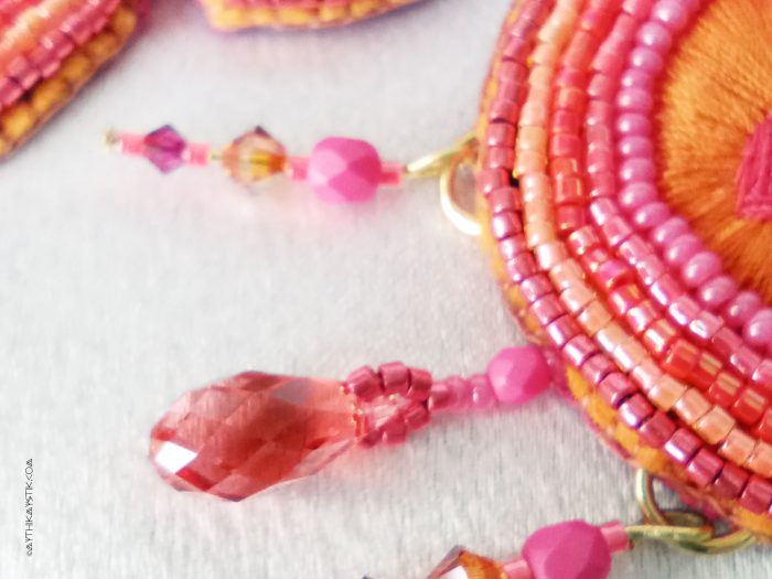 Padparadscha Earrings - Image 2