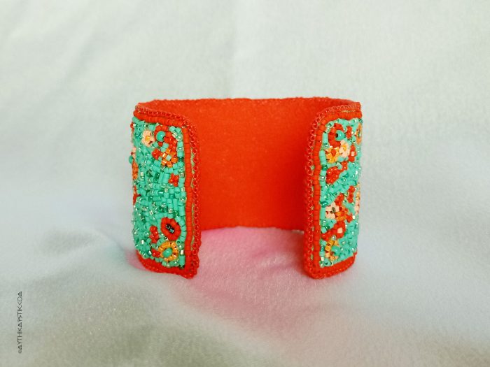 Manchette Fleurs de corail – Image 4