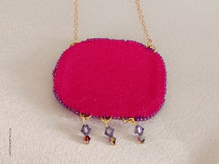 Collier Secrète Violette – Image 2