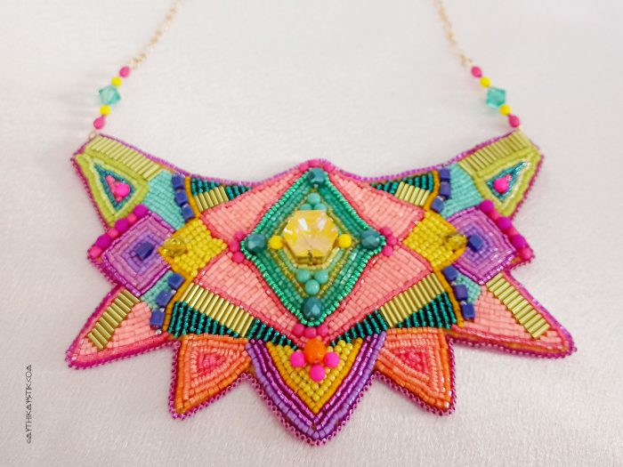 Lotus Rainbow Necklace