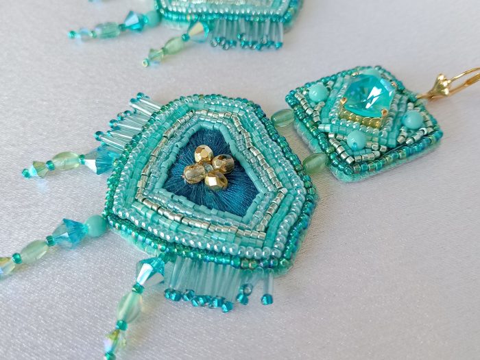 Boucles d’oreille Larmes de sirène – Image 2