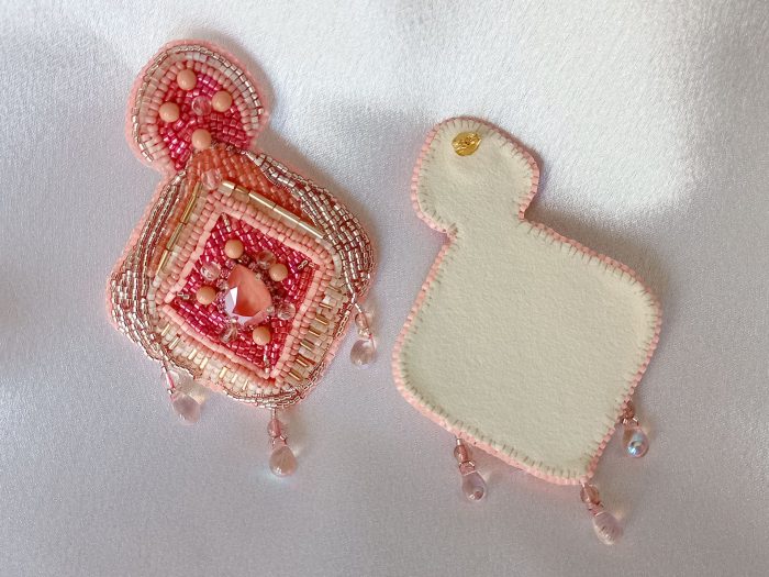 Immortelle Peach Earrings - Image 4