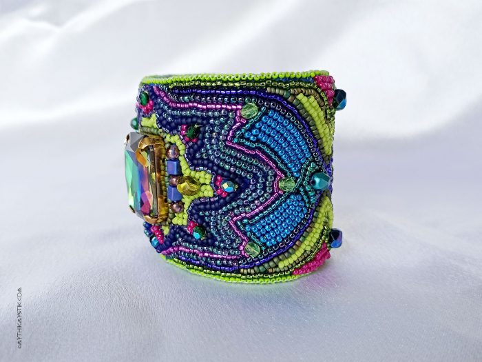 Peacock Flower Cuff - Image 2