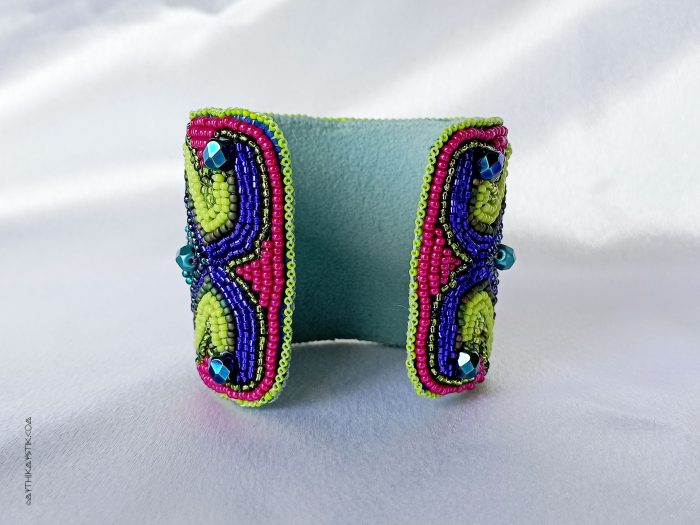 Peacock Flower Cuff - Image 3