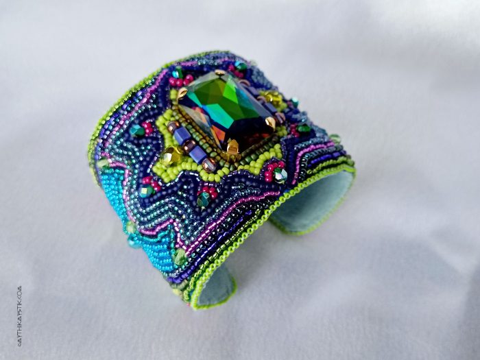 Peacock Flower Cuff - Image 4