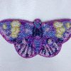 Broche Papillon Mauve 1