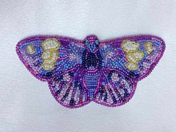 Purple Butterfly Brooch 1