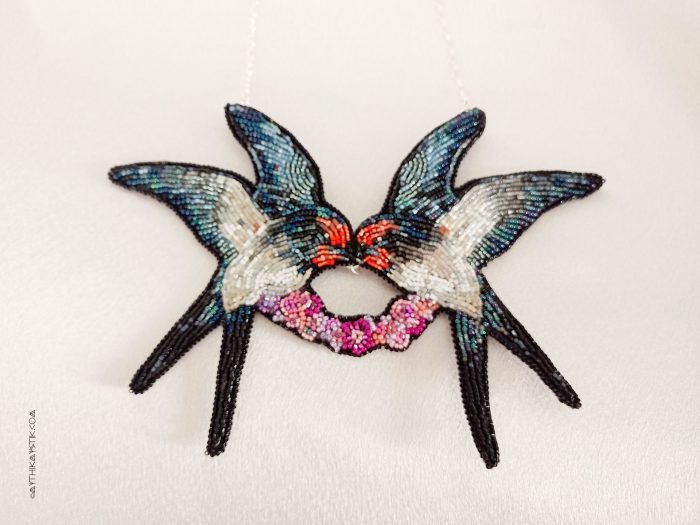 Swallows Kiss Necklace