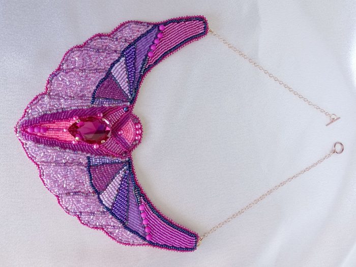 Collier L’étourneau Améthyste – Image 2
