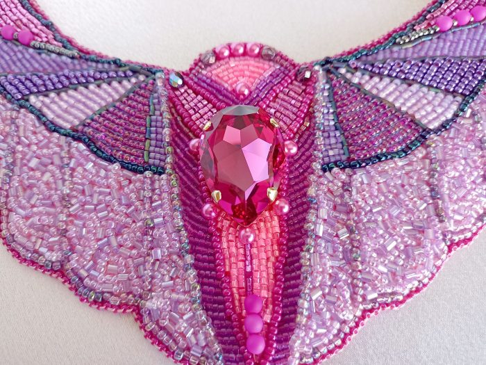 Collier L’étourneau Améthyste – Image 3