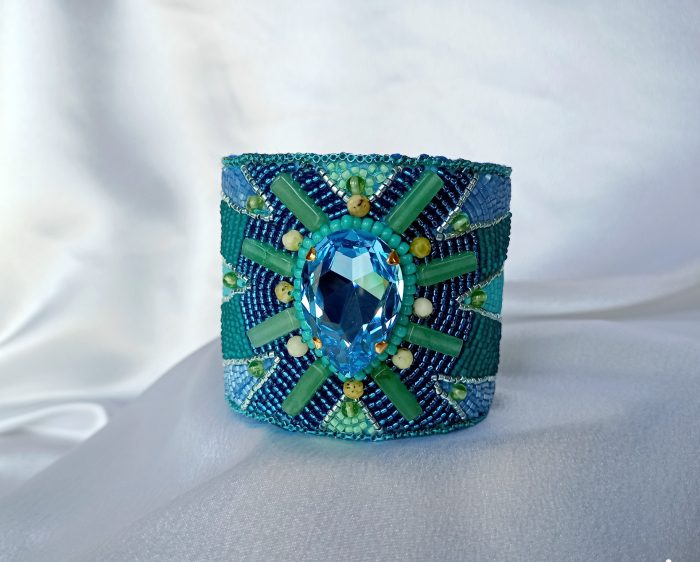 Blue Tear Cuff