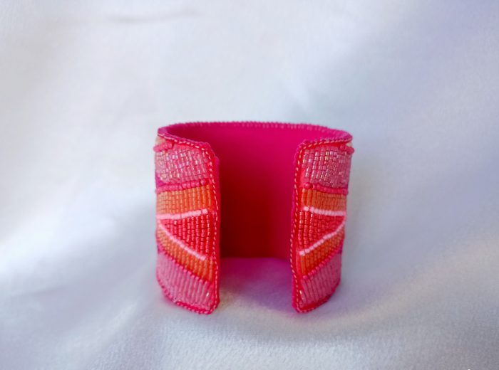 Pink Teardrop Cuff - Image 5