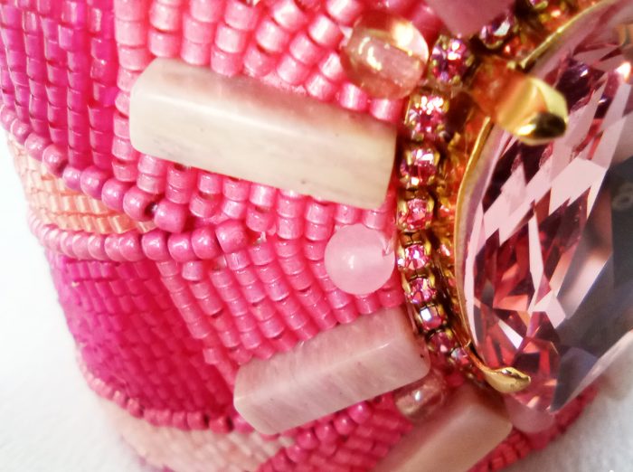 Pink Teardrop Cuff - Image 7