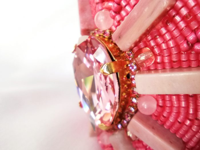 Pink Teardrop Cuff - Image 6
