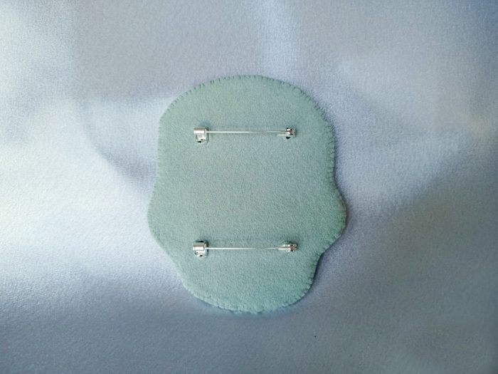 Broche Calavera Agua Verde – Image 4