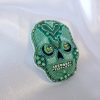 Broche Calavera Agua Verde – Image 3