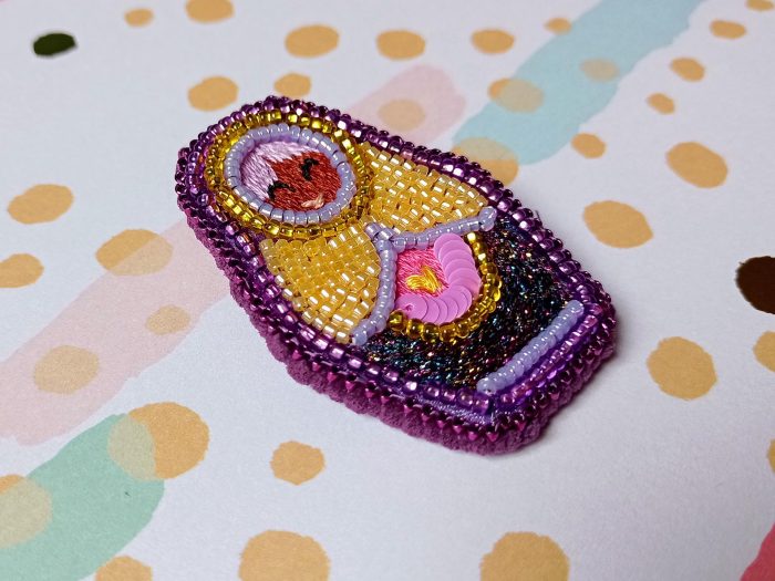 Matriochka Doll Diaka Brooch - Image 3