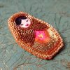 Matriochka Doll Sangeetha Brooch - Image 2