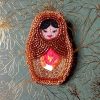 Matriochka Doll Sangeetha Brooch
