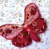 Pink Butterfly Brooch - Image 2