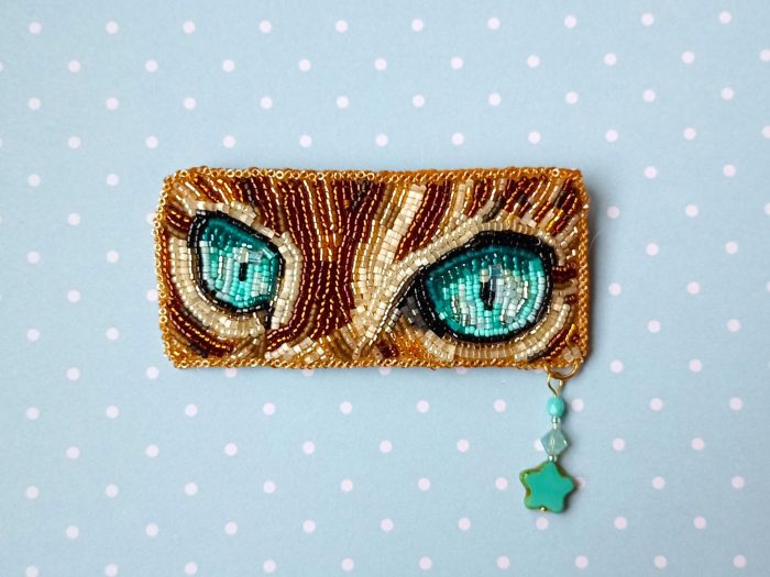Le Regard du Félin Brooch