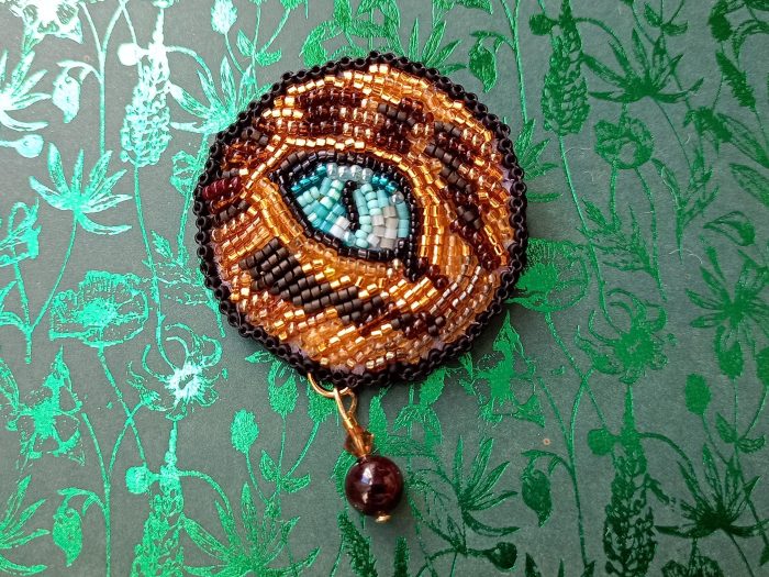 Cat's Eye Brooch