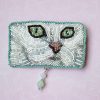 Broche Chat blanc