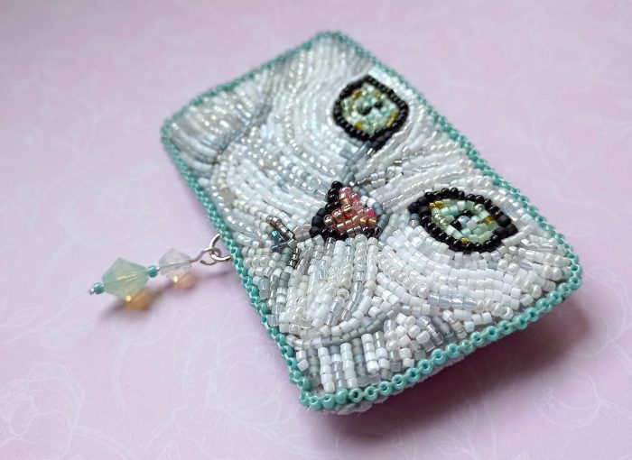 Broche Chat blanc – Image 2