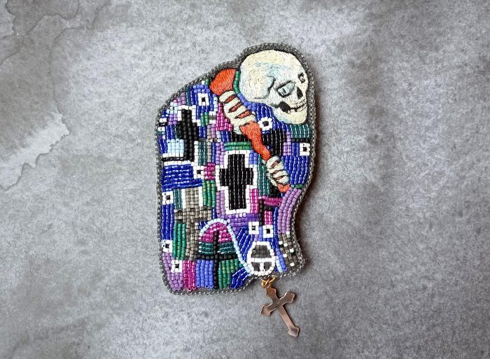 La Camarde Brooch
