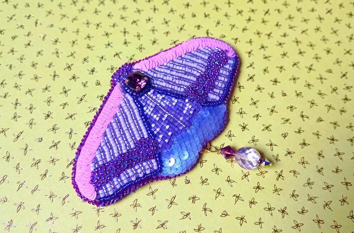 Purple Butterfly Brooch 2 - Image 3