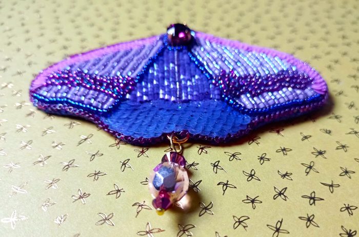 Purple Butterfly Brooch 2 - Image 4