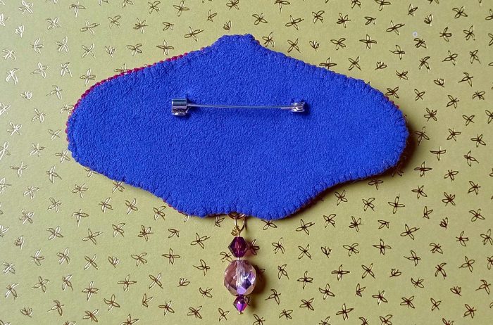 Purple Butterfly Brooch 2 - Image 5
