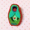 Matriochka Doll Aminata Brooch
