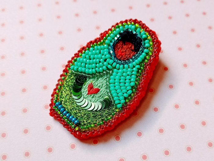 Matriochka Doll Aminata Brooch - Image 2
