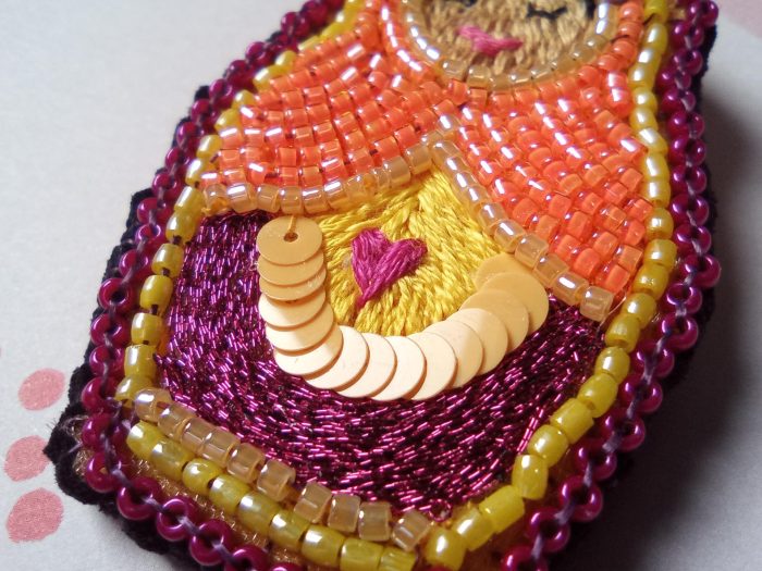 Matriochka Doll Fatima Brooch - Image 5