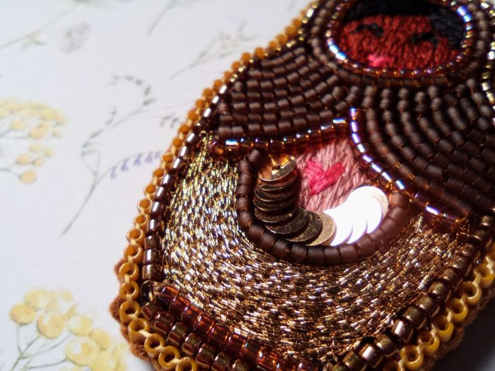 Matriochka Doll Bintou Brooch - Image 5