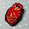 Matriochka Doll Lily Brooch - Image 2