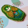 Broche Poupée Matriochka Olivine – Image 2