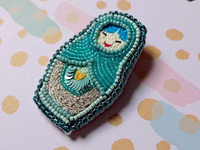 Matriochka Doll Galatea Brooch - Image 2