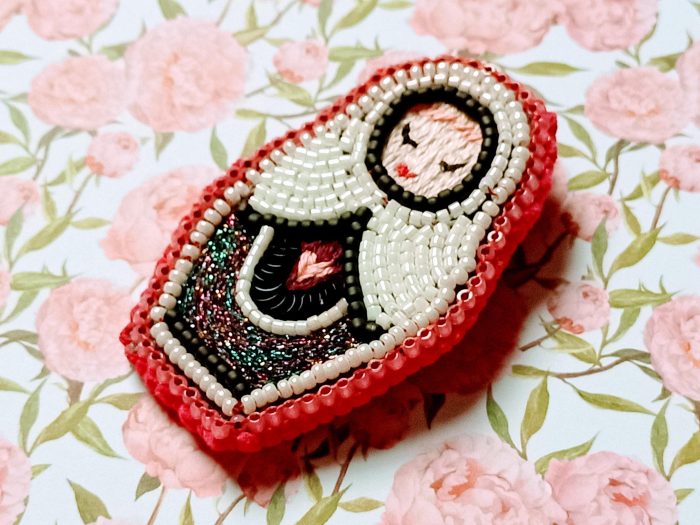 Matriochka Doll Elvira Brooch - Image 2