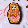 Matriochka Doll Blondie Brooch