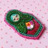Matriochka Doll Mercedes Brooch - Image 3