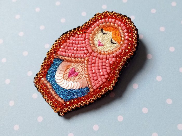 Broche Poupée Matriochka Pétronille – Image 2
