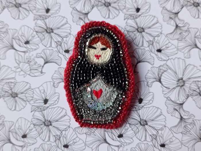 Matriochka Doll Lucretia Brooch