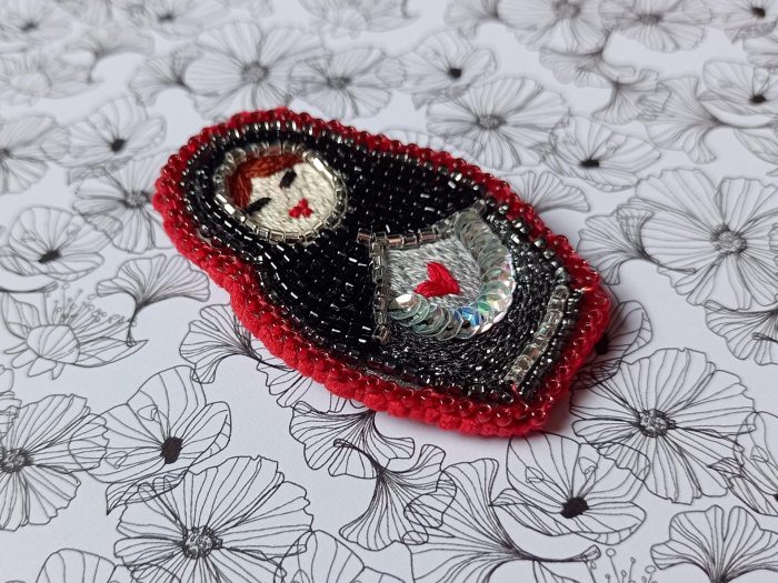Matriochka Doll Lucretia Brooch - Image 2