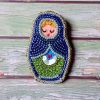 Broche Poupée Matriochka Léontine