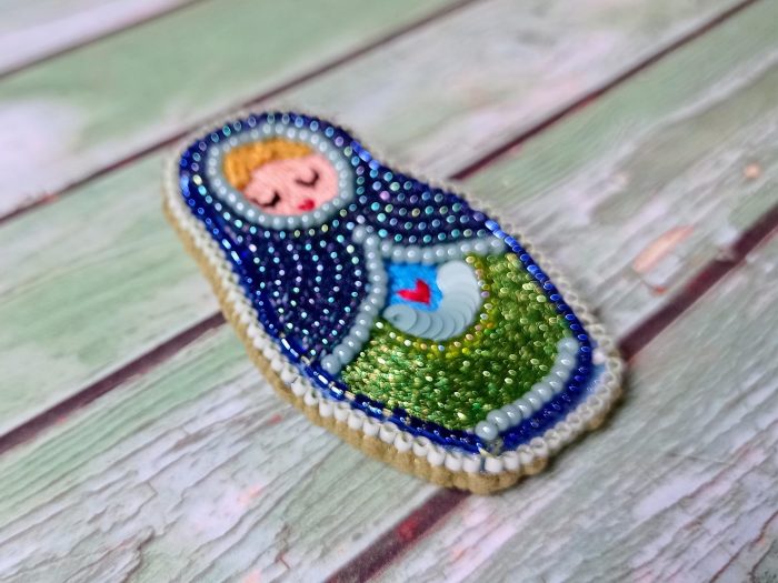 Matriochka Doll Léontine Brooch - Image 2