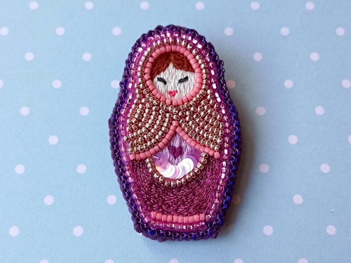 Matriochka Doll Sidonie Brooch